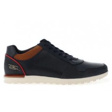 Tommy Bowe Gleeson Leather Trainers, Storm Grain