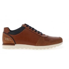 Tommy Bowe Gleeson Leather Trainers, Umber Grain